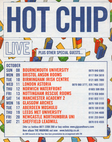 hot chip tour dates 2024