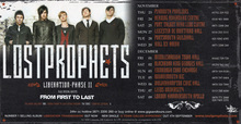 Крокус расписание концертов 2024. Lostprophets Concert. Lostprophets Weapons. Альбом lostprophets start something.
