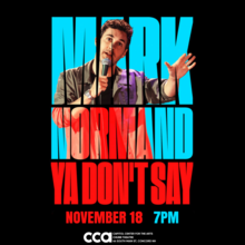 Mark Normand live.