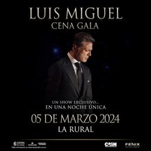 Luis Miguel anuncia fechas para gira por Centro y Suramérica, EE