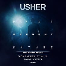 Usher live.