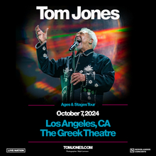 Tom Jones Concert Tickets - 2024 Tour Dates.