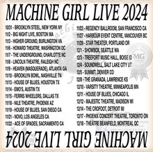 Machine Girl Concert Tickets - 2024 Tour Dates.