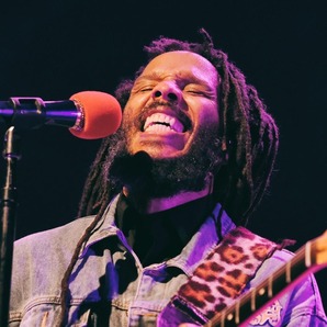 Ziggy Marley performing live in 2025 during his tour