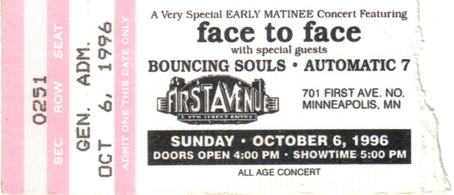 Face To Face Concert Tickets - 2026 Tour Dates