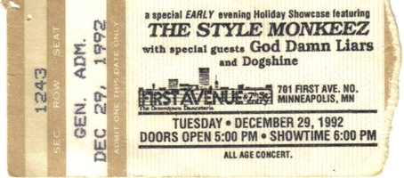 Style Monkeez Concert Tickets - 2026 Tour Dates