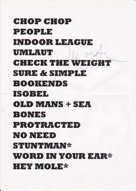 Blue Sky Band — O2 Academy2 Birmingham, 2004-03-01