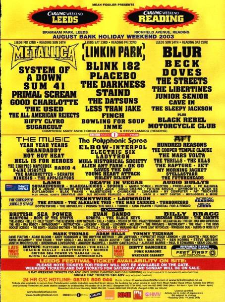 Reading Festival 2003