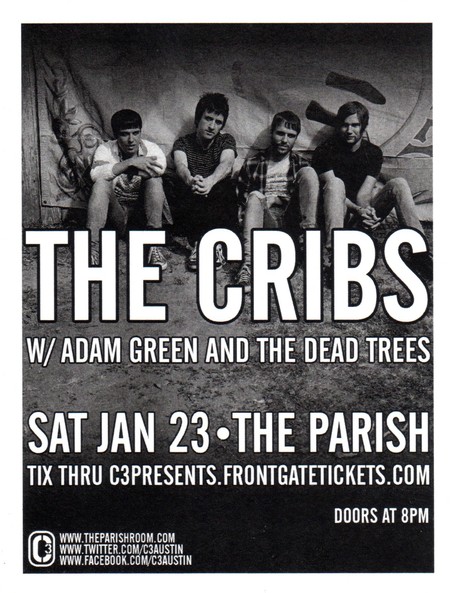 The Cribs Concert Tickets - 2026 Tour Dates