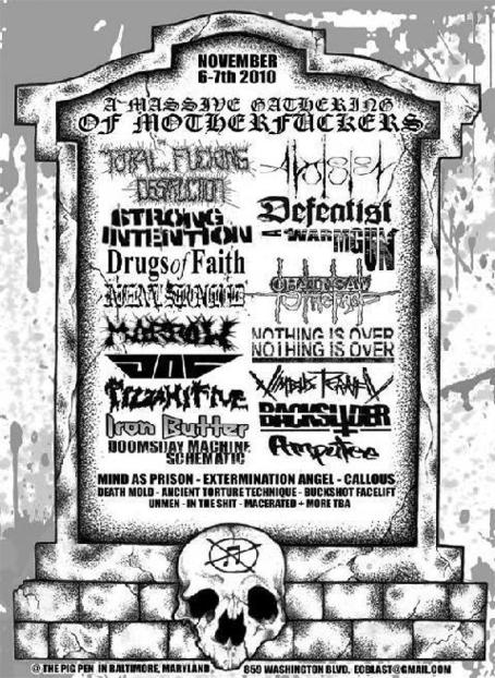 Marrow — Baltimore Grind Fest 2010, 2010-11-06