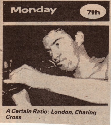 07 Sep 1981, Heaven Ultradisco, London - ACR Gigography