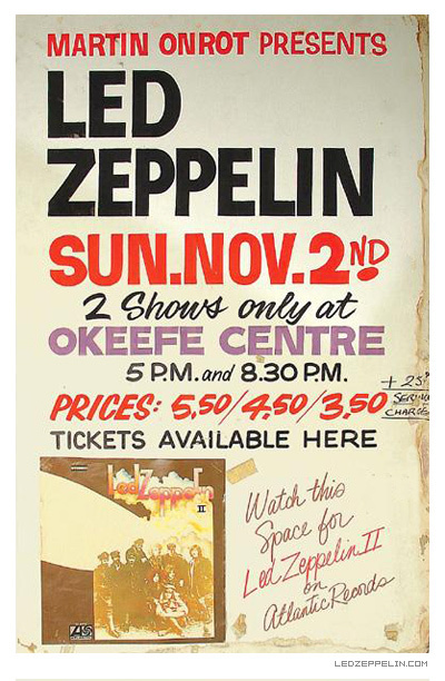 Led Zeppelin Concert Tickets - 2026 Tour Dates