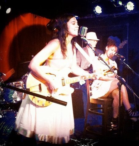 Meg Cavanaugh at Kristeenyoung at The Water Rats (27 Jul 11) with Ria, Sawsound, Meg Cavanaugh, and The Hops
