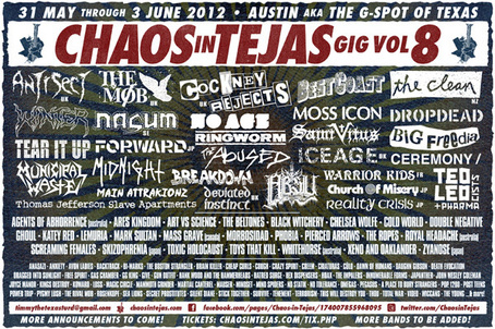 No Statik — Chaos In Tejas 2012, 2012-05-31