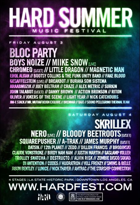 HARD Summer Music Festival 2012 Los Angeles Line-up, Photos & Videos ...