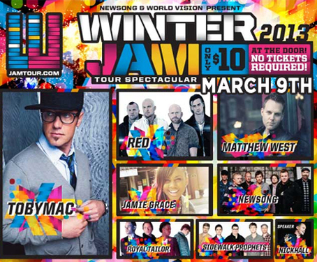 Winter Jam 2013 Tulsa Line-up, Photos & Videos Mar 2013 – Songkick