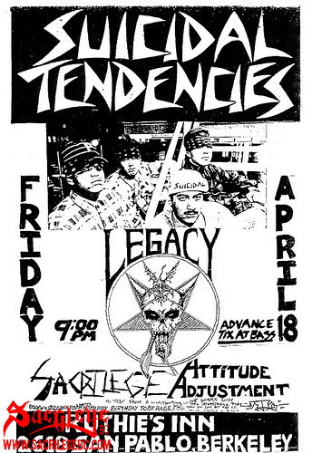 Suicidal Tendencies Concert Tickets - 2026 Tour Dates