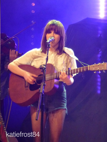 Gabrielle Aplin at Conor Maynard at O2 Forum Kentish Town (22 Jan 13) with Gabrielle Aplin and Little Nikki