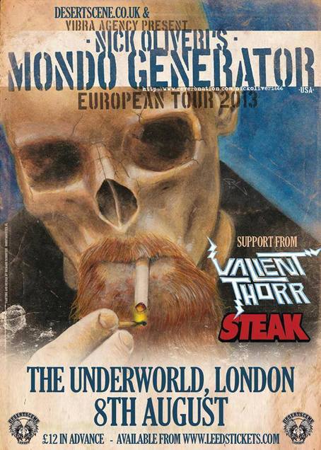 Nick Oliveris Mondo Generator Concert Tickets - 2026 Tour Dates