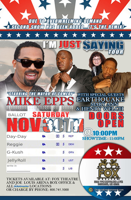 Mike Epps Concert Tickets - 2026 Tour Dates.