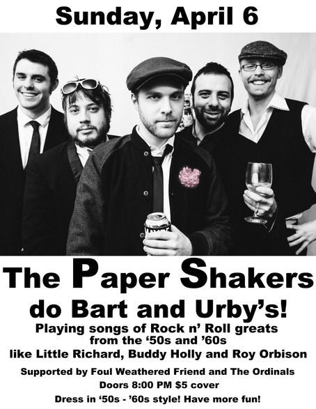 The Paper Shakers (US) Concert Tickets - 2026 Tour Dates