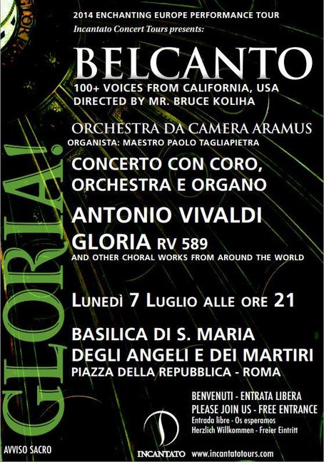 Belcanto Choir Concert Tickets - 2026 Tour Dates