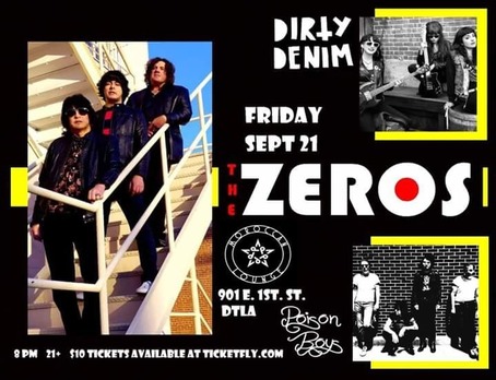 The Zeros Portland Tickets, Dante's, 03 Aug 2024 – Songkick