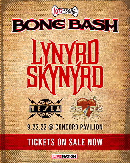 Bone Bash XVIII: Lynyrd Skynyrd with Tesla and Petty Theft 2022 Concord ...