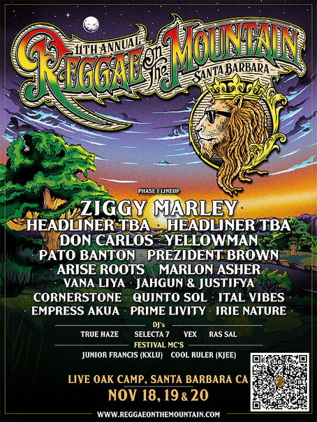 Reggae on the mountain 2022 Santa Barbara Line-up, Tickets & Dates Nov ...