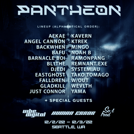 Pantheon 2022 Seattle Line-up, Tickets & Dates Dec 2022 – Songkick