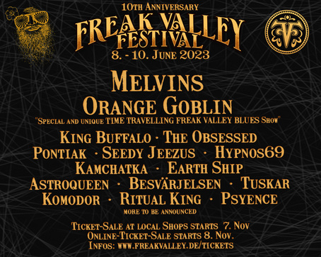 FREAK VALLEY FESTIVAL 2023 Netphen Line-up, Tickets & Dates Jun 2023 –  Songkick