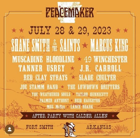 Peacemaker Festival 2023 Ft. Smith Line-up, Tickets & Dates Jul 2023 ...