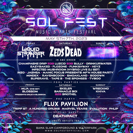 SOL Fest 2023 Enterprise Line-up, Tickets & Dates May 2023 – Songkick