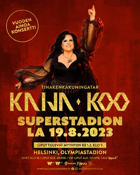 KAIJA KOO – SUPERSTADION 2023 Helsinki Line-up, Tickets & Dates Aug 2023 –  Songkick