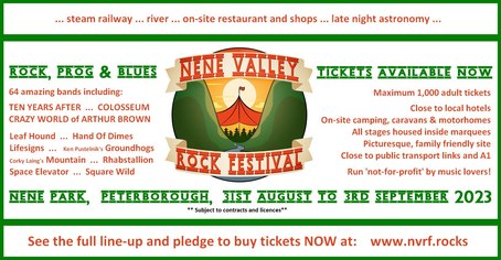 Nene Valley Rock Festival 2023 Peterborough Line-up, Tickets & Dates Aug  2023 – Songkick