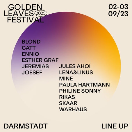 Golden Leaves Festival 2023 Darmstadt Line-up, Tickets & Dates Sep 2023 –  Songkick