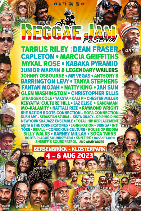 Reggae Jam Festival 2023 Bersenbrück Line-up, Tickets & Dates Aug 2023 ...