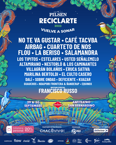 Recicla 2023 Asunción Line-up, Tickets & Dates Sep 2023 – Songkick