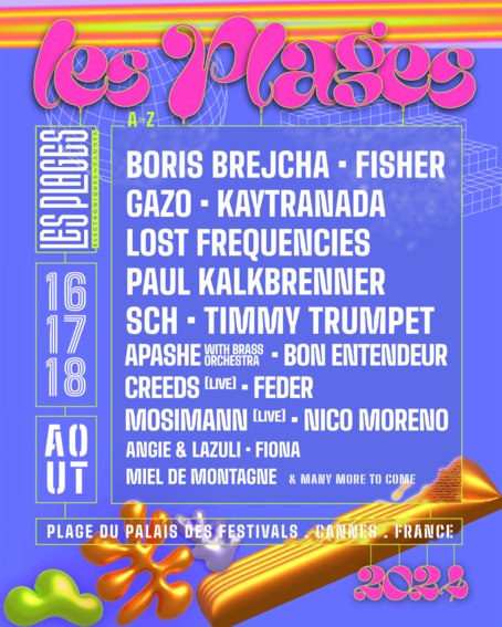 Les Plages Electroniques 2024 Cannes Line-up, Tickets & Dates Aug 2024 ...