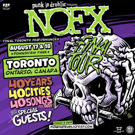 Punk in Drublic 2024 Toronto Line-up, Tickets & Dates Aug 2024 – Songkick