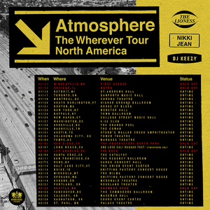 atmosphere tour tickets