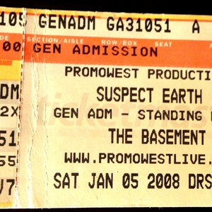 Suspect Earth Concert Tickets - 2026 Tour Dates