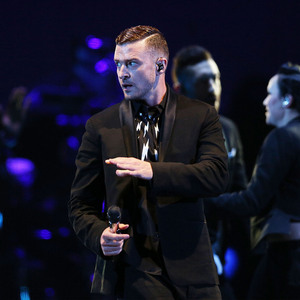 London, UK. 9th June 2013. Justin Timberlake performs on stage at