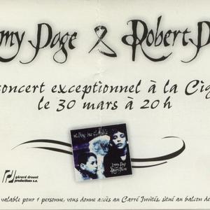 Page And Plant Concert Tickets - 2026 Tour Dates.