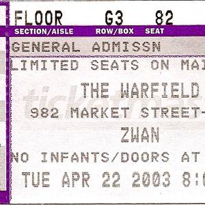 zwan tour history