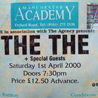 THE THE Concert Tickets - 2024 Tour Dates